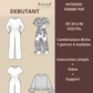 Patron Combinaison Femme BINTA – du 34 au 46 - PDF - 1 Patron 4 Versions 