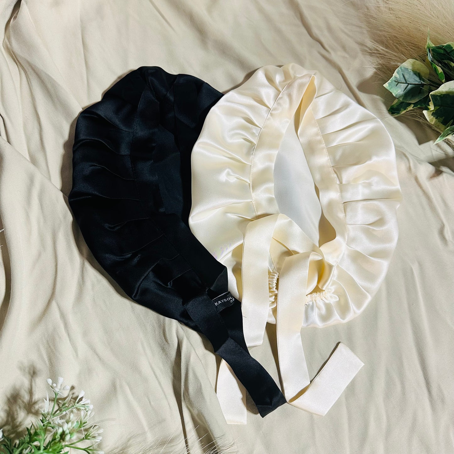 Adjustable Mulberry Silk Bonnet – 100% Natural 19 Momme Silk