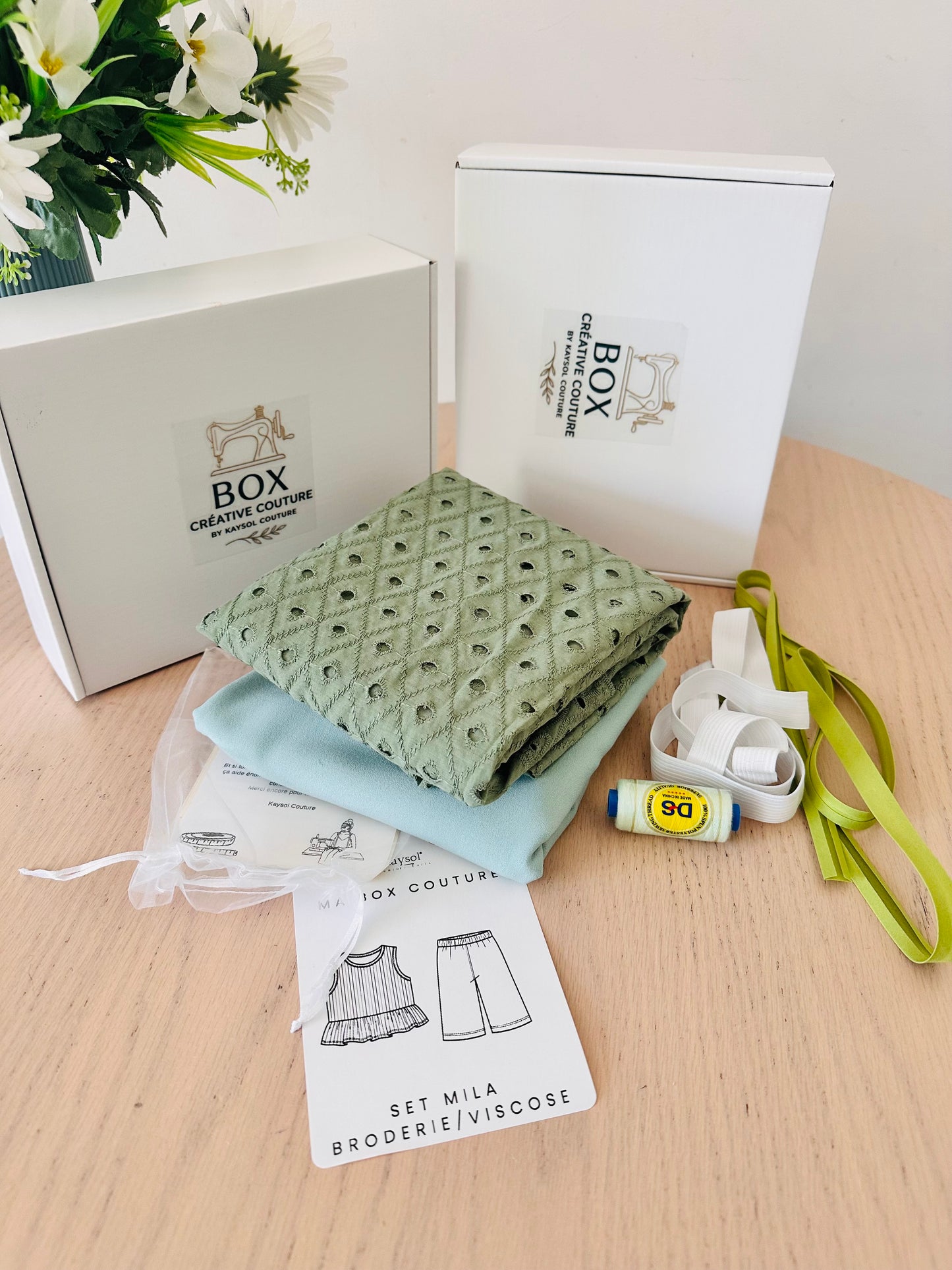 Creative Sewing Box – MILA Children's Set - Kids' wardrobe to sew - Pattern from 1 to 12 years old
