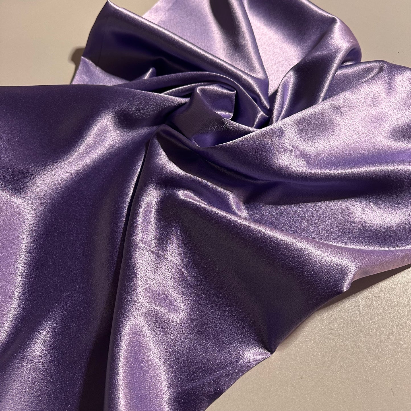 Premium Satin Fabric Lilac – Wide Width / Sewing Fabric for Garments