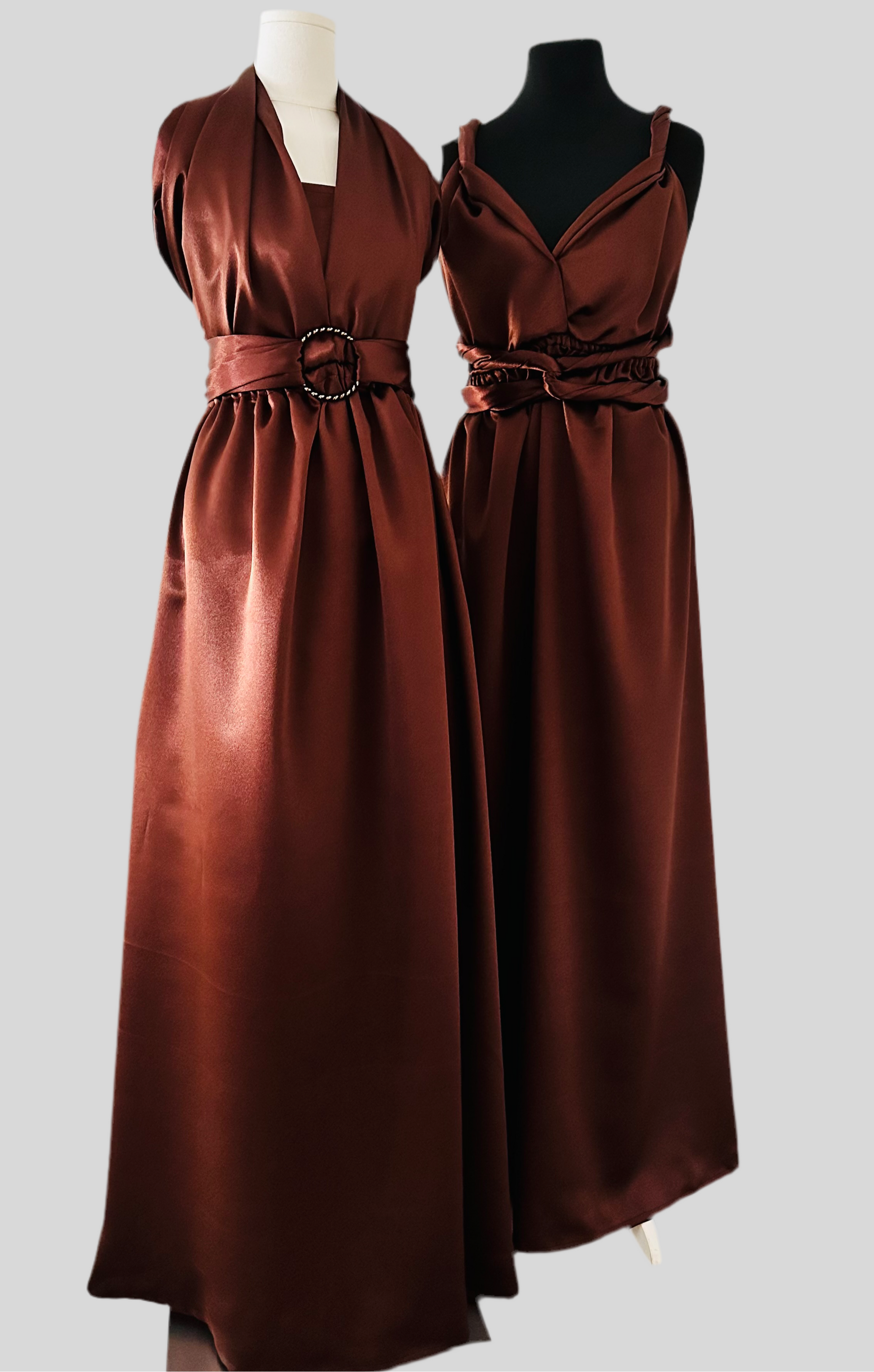 brown infinity dress HOT ! Infinity Dress Mocha Color Brown Bridesmaid Dresses Mocha Color Dress 411-6 CRYSTAL Long