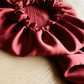 Bonnet en soie de mûrier 19 mommes certifié Oeko-Tex – Rouge bordeaux