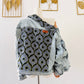 African jacket - denim and Wax jacket - Women