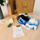 Creative Couture Box: My Infinity tie-wrap dress – Azure Blue Tie & Dye Edition / XS/7XL