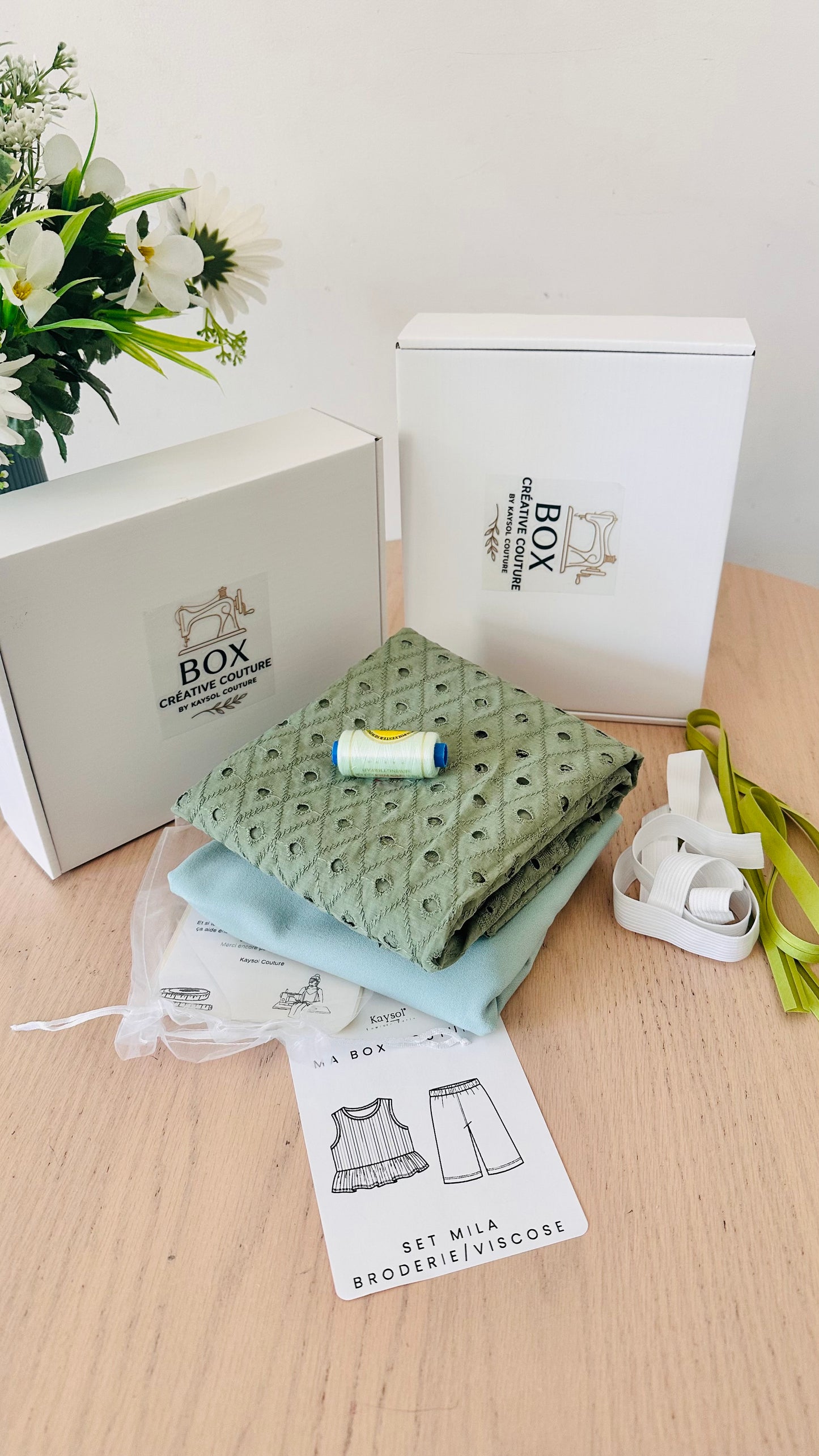 Creative Sewing Box – MILA Children's Set - Kids' wardrobe to sew - Pattern from 1 to 12 years old
