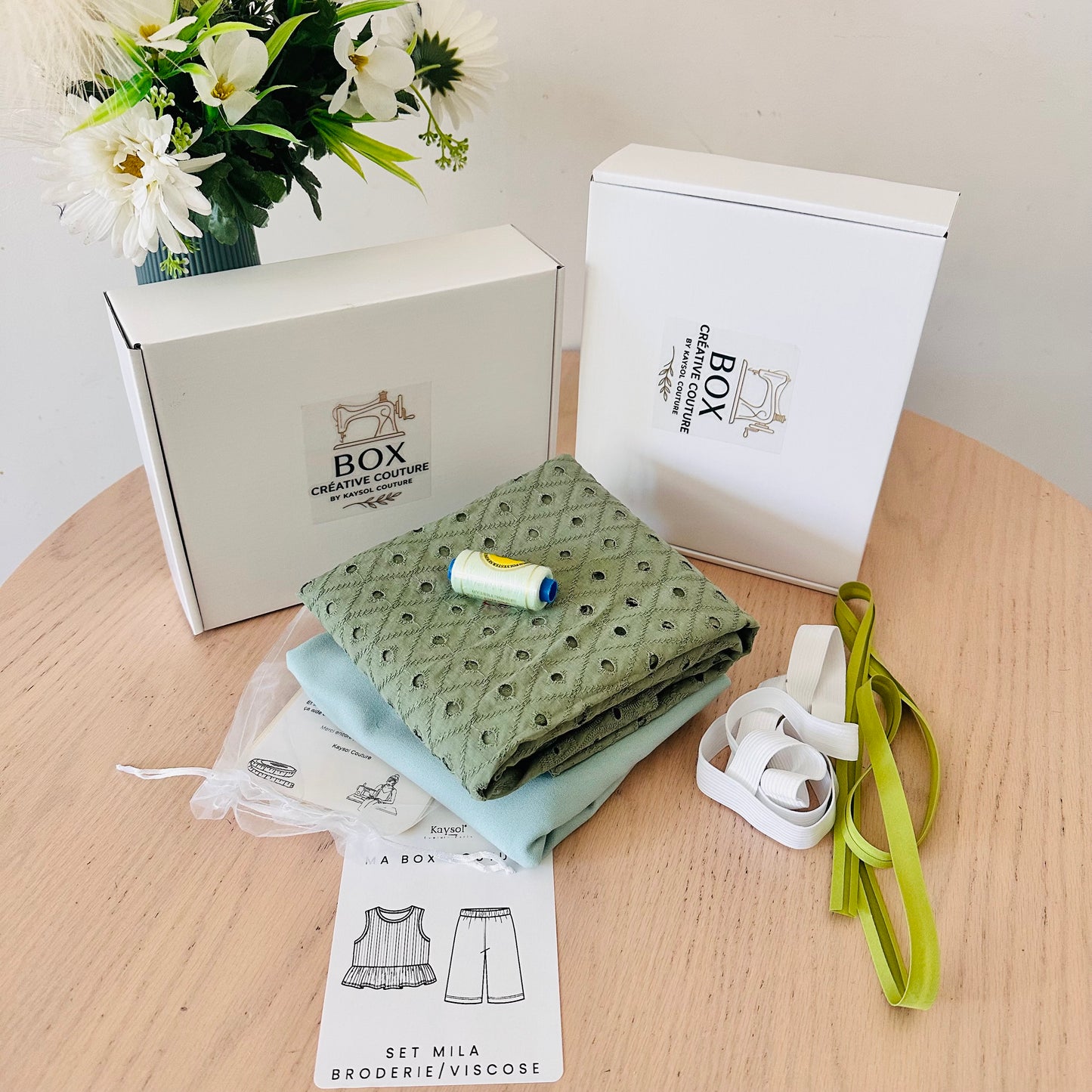 Box Couture Créative – Ensemble Enfant MILA - Garde robe enfant à coudre - Patron de 1 à 12 ans