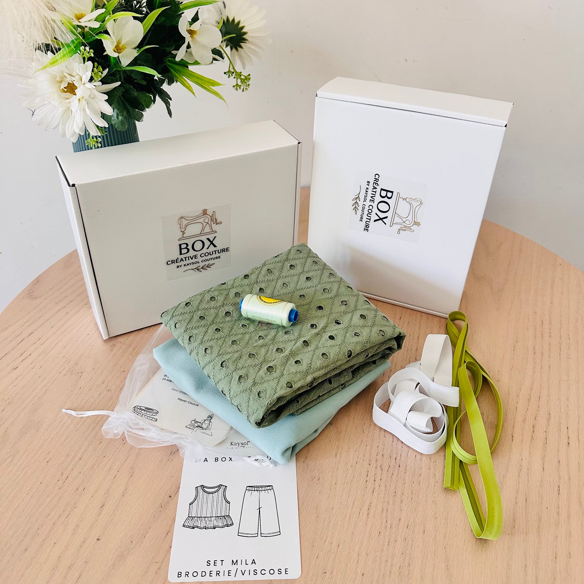 Box Couture Créative – Ensemble Enfant MILA - Garde robe enfant à coudre - Patron de 1 à 12 ans