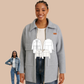 Patron couture Veste Racky – PDF multi-tailles XS–7XL + Video couture