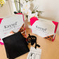 Box Couture Haut Sia – Pattern + Black Linen Blend Fabric + Matching Notions