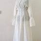 Robe longue en lin / Manches longues / Robe "Djadja" / 100% Lin