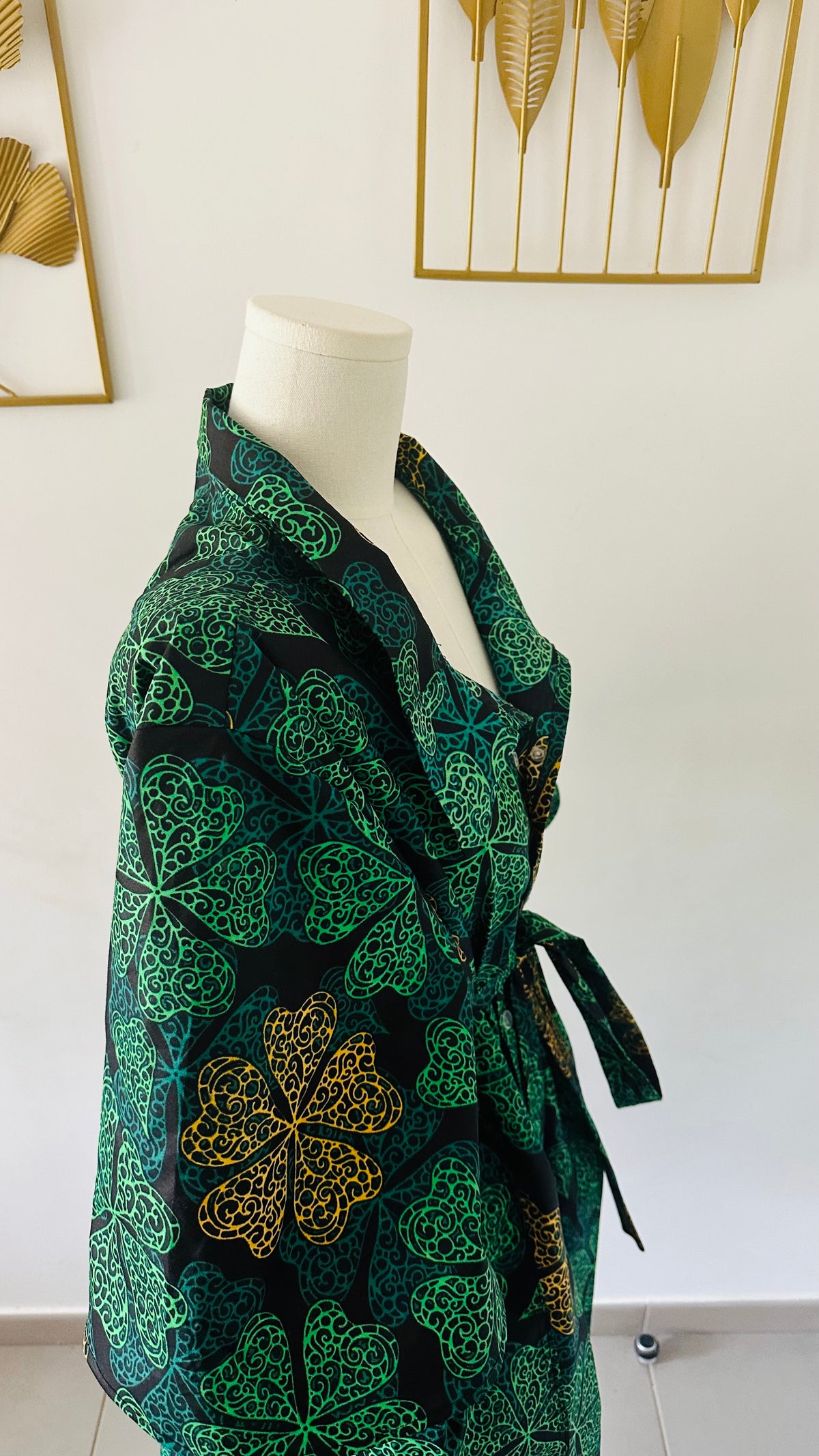 Wax Shirt Dress - with Pockets