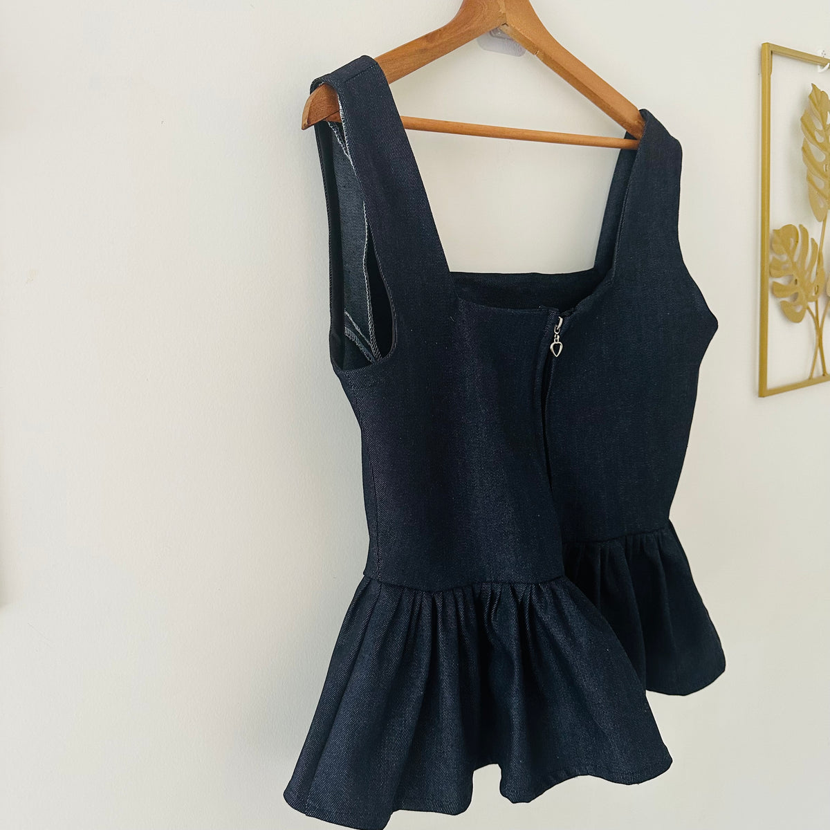 Projet couture débutant / Coudre un top en jean / Kit Couture / XS/8XL