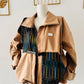 Veste Blouson Unisexe Oversize Beige Sable & Wax