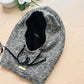 Cagoule en Maille Chaude 100% Coton | Doublure Satin Premium | Femme, Homme & Enfant