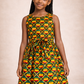 Robe en wax enfant Ouda