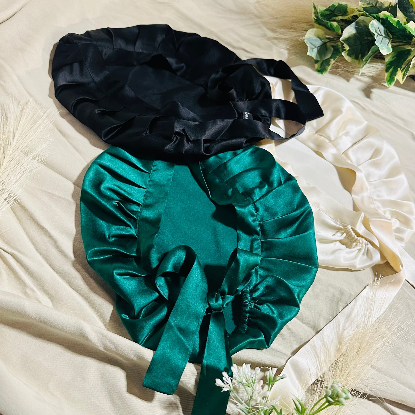 Adjustable Mulberry Silk Bonnet – 100% Natural 19 Momme Silk