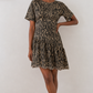 Tissu lin, Lin fluide, Coupon 3 mètres, Tissu motif animalier, Couture Kaysol Couture, Tissu naturel, Lin grande largeur.