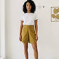 Gabardine 100 % coton kaki clair – Coupon 3 mètres