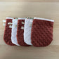 Lot de 2 Gants Démaquillants Magiques - OEKO-TEX® – Bordeaux & Blanc