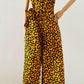 Combi Infinity Wax Jaune – Coupe large, convertible - Pantalon palazzo