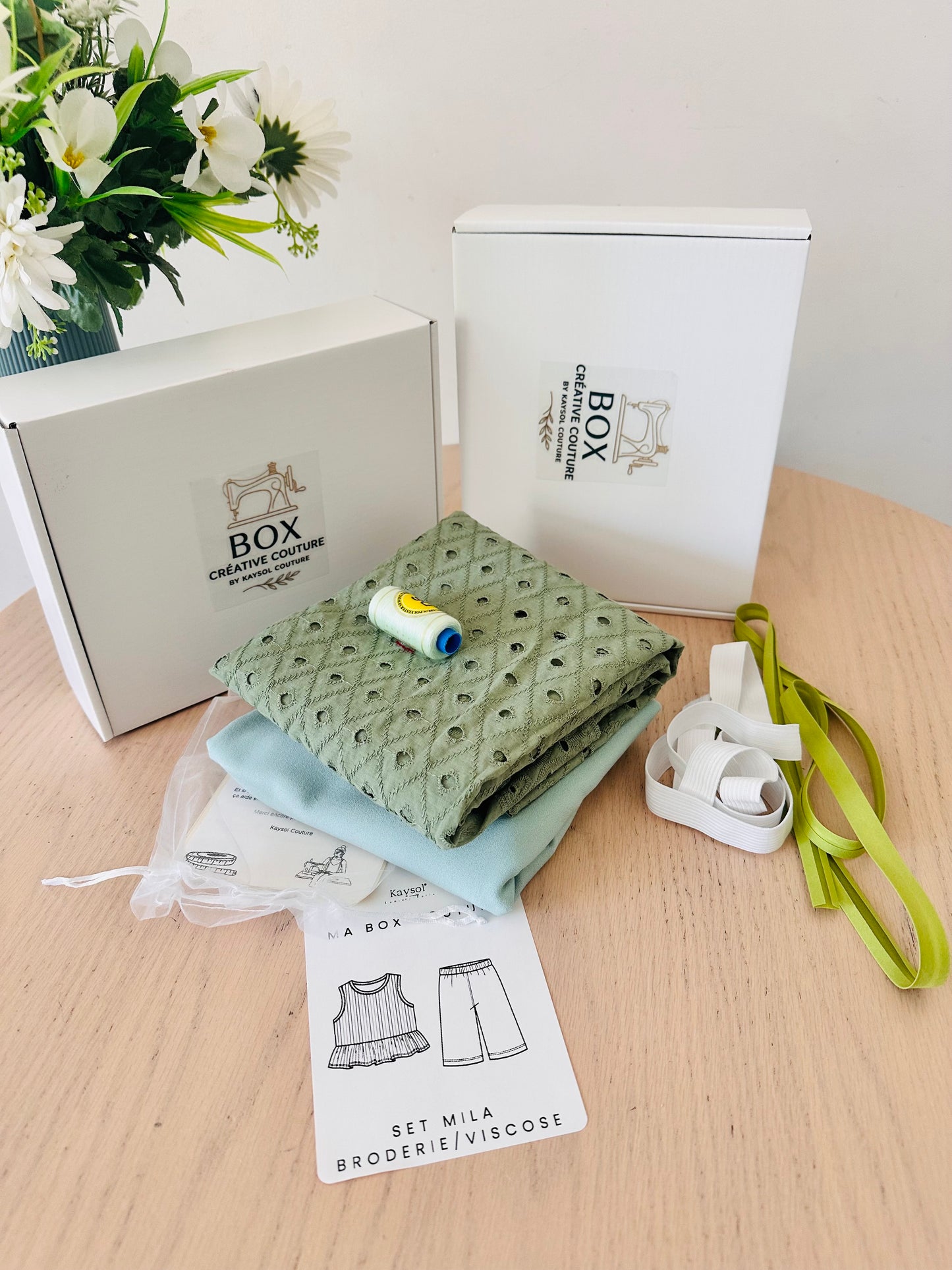 Creative Sewing Box – MILA Children's Set - Kids' wardrobe to sew - Pattern from 1 to 12 years old