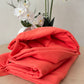 Tissu Double Gaze de coton – Corail Nude | 100% coton | au mètre / Coupon