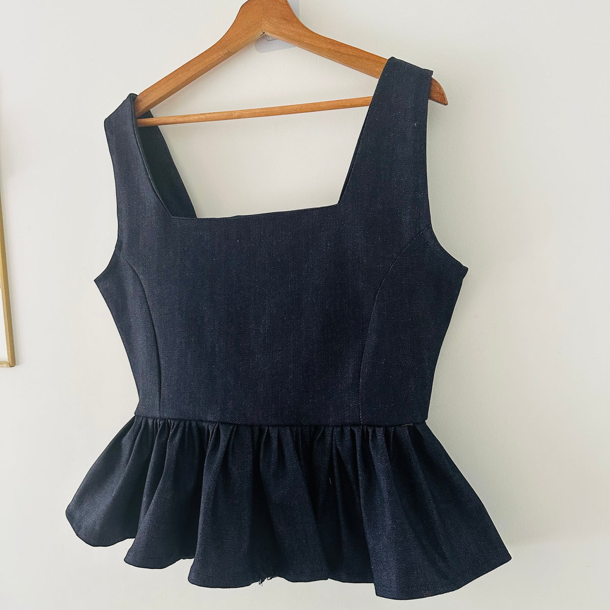 Projet couture débutant / Coudre un top en jean / Kit Couture / XS/8XL