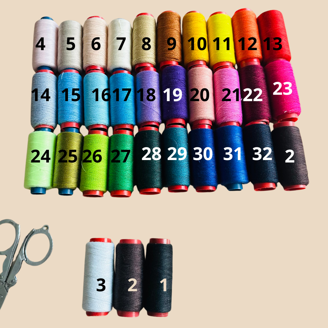 Fil à coudre 100 % polyester – Bobine env. 200 m – Plusieurs coloris