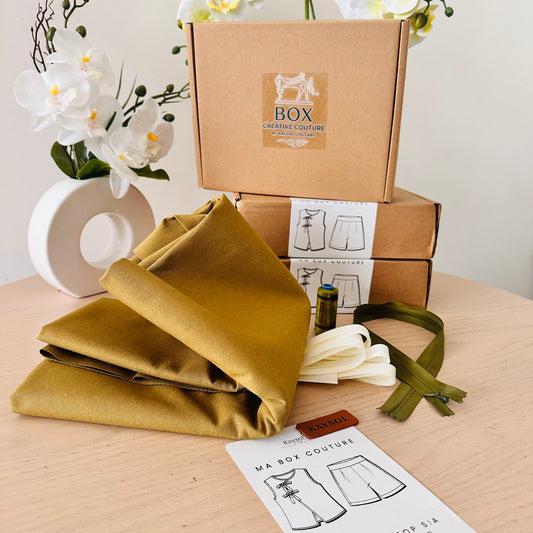 Box Couture Femme – Kit Complet avec 2 Patrons PDF & Top Sia et Short Jalia 34 au 56