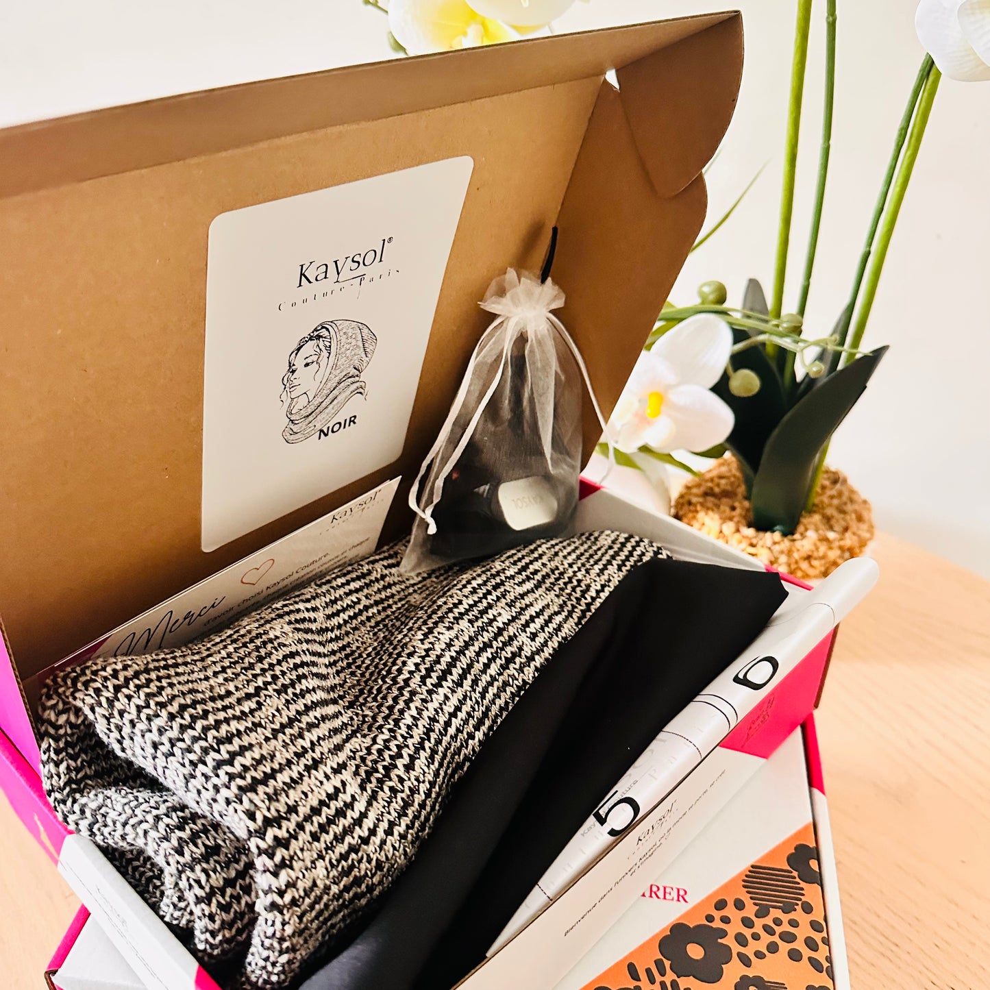 Box Couture Cagoule Chaude  – Kit complet à coudre - Projet Débutant