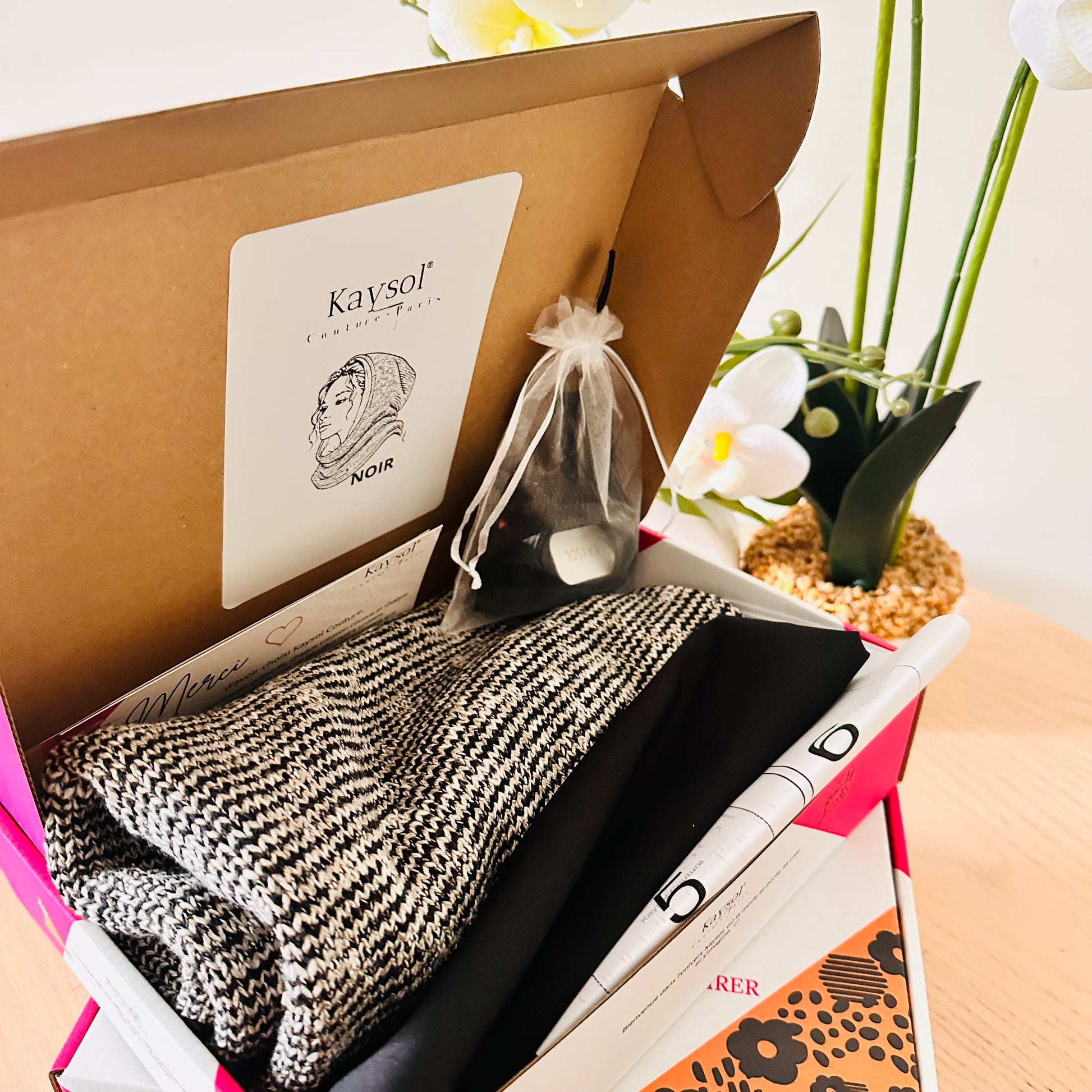 Box Couture Cagoule Chaude  – Kit complet à coudre - Projet Débutant