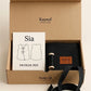 Box Couture Haut Sia – Pattern + Black Linen Blend Fabric + Matching Notions