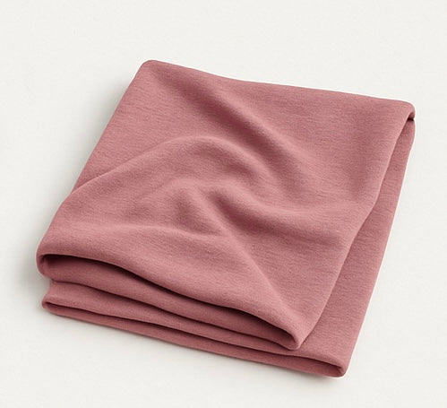 Tissu jersey au mètre - Coupon 3 m -  Bois de rose  | Coton