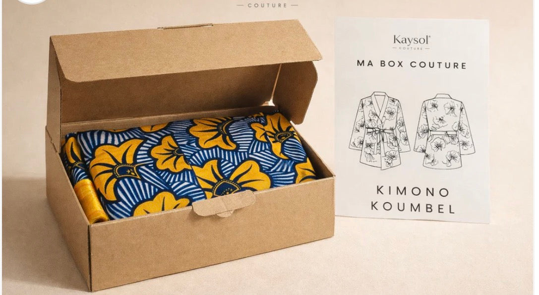 Box créative Couture | Coudre Kimono - Coffret couture complet