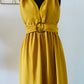 Robe infinity jaune Moutarde - Robe demoiselle d’honneur Convertible