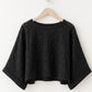 Haut en Broderie Anglaise Noir  – Top femme en Broderie / Iconique
