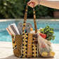 Sac réversible 2 en 1 – Sac & tapis de pique-nique en Wax - Sac Fiona