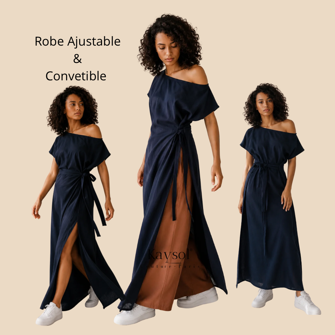 Patron Top Laya – Top ajustable & transformable en tunique ou robe / A0+A4 PDF / GRATUIT