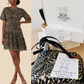 Kreativ-Nähbox: Kleid Riama 100% bedrucktes Leinen 200 g/m² / XS/7XL