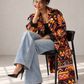 Trench femme en Wax Marron / Collection Iconique / Taille Ajustable