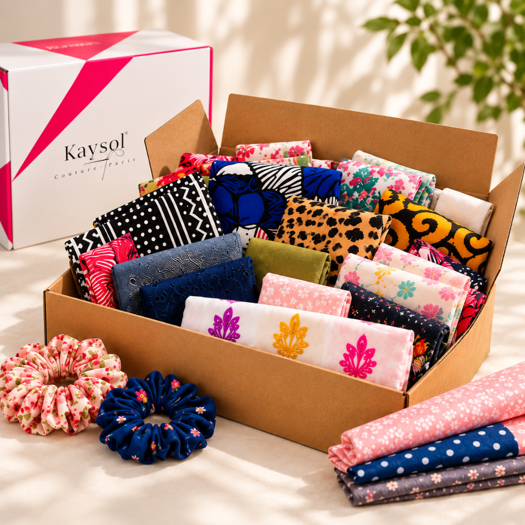 Coupon Tissus Surprise – Box Couture Créative à Petit Prix