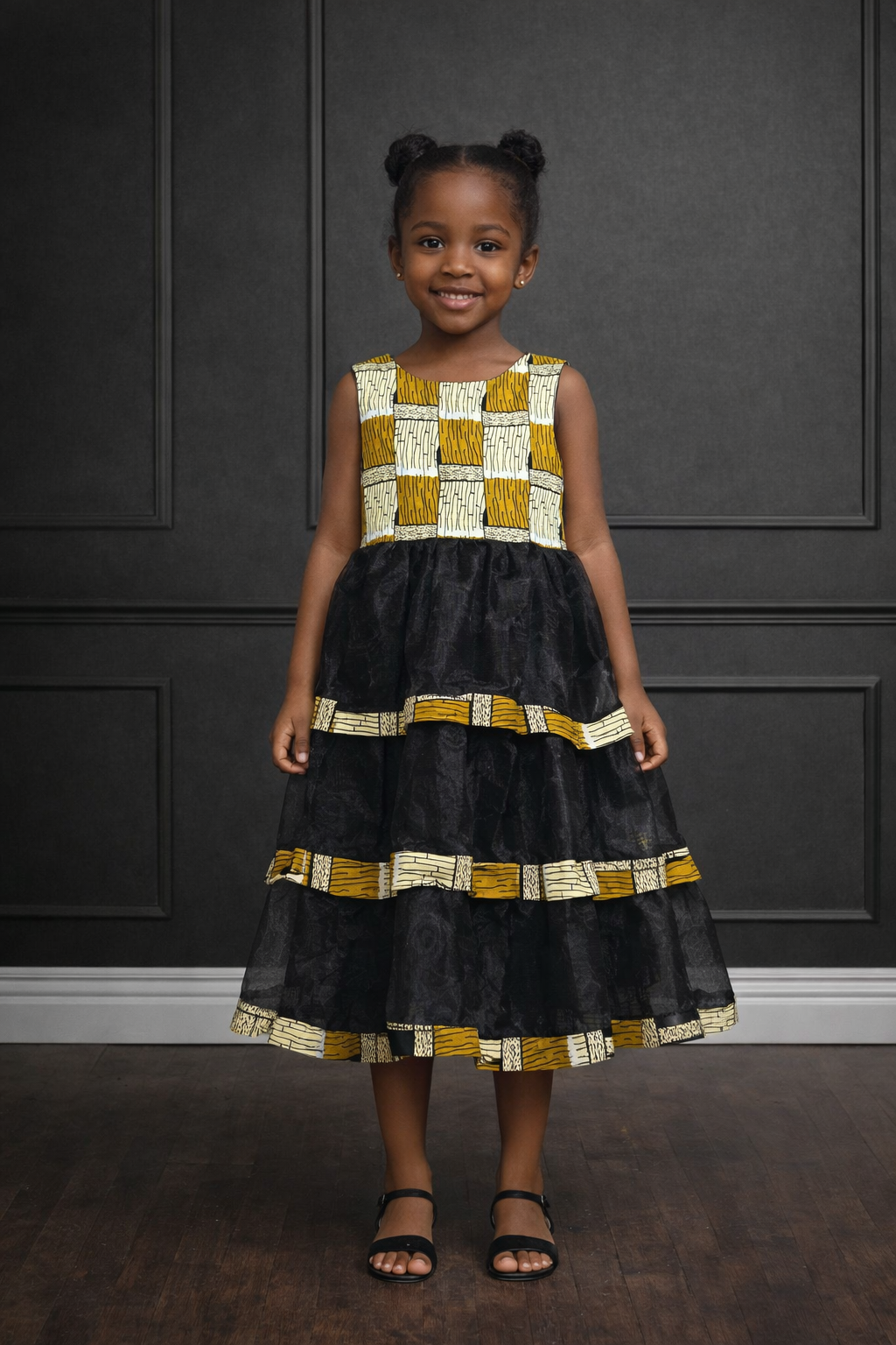 Robe de cérémonie en Wax Enfant