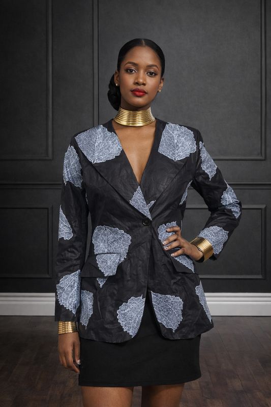 Veste Tailleur en Wax Sohnassi