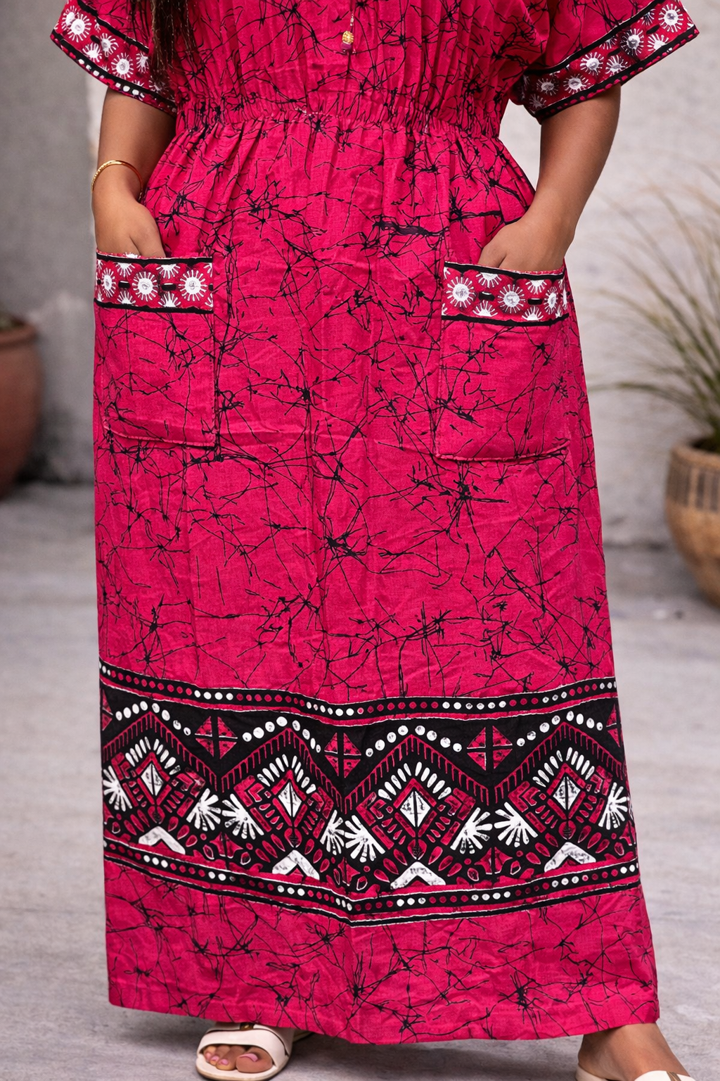 Robe ample tie and dye - Robe de maison - Ample