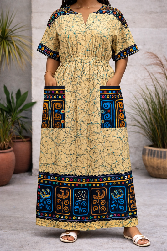 Robe ample tie and dye - Robe de maison - Ample