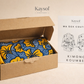 Box créative Couture | Coudre Kimono - Wax Jaune - Coffret couture complet