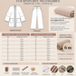 Kimono Sewing Pattern - Free Chic Women's Trousers Pattern - 12 sizes - EU - US - Instructions