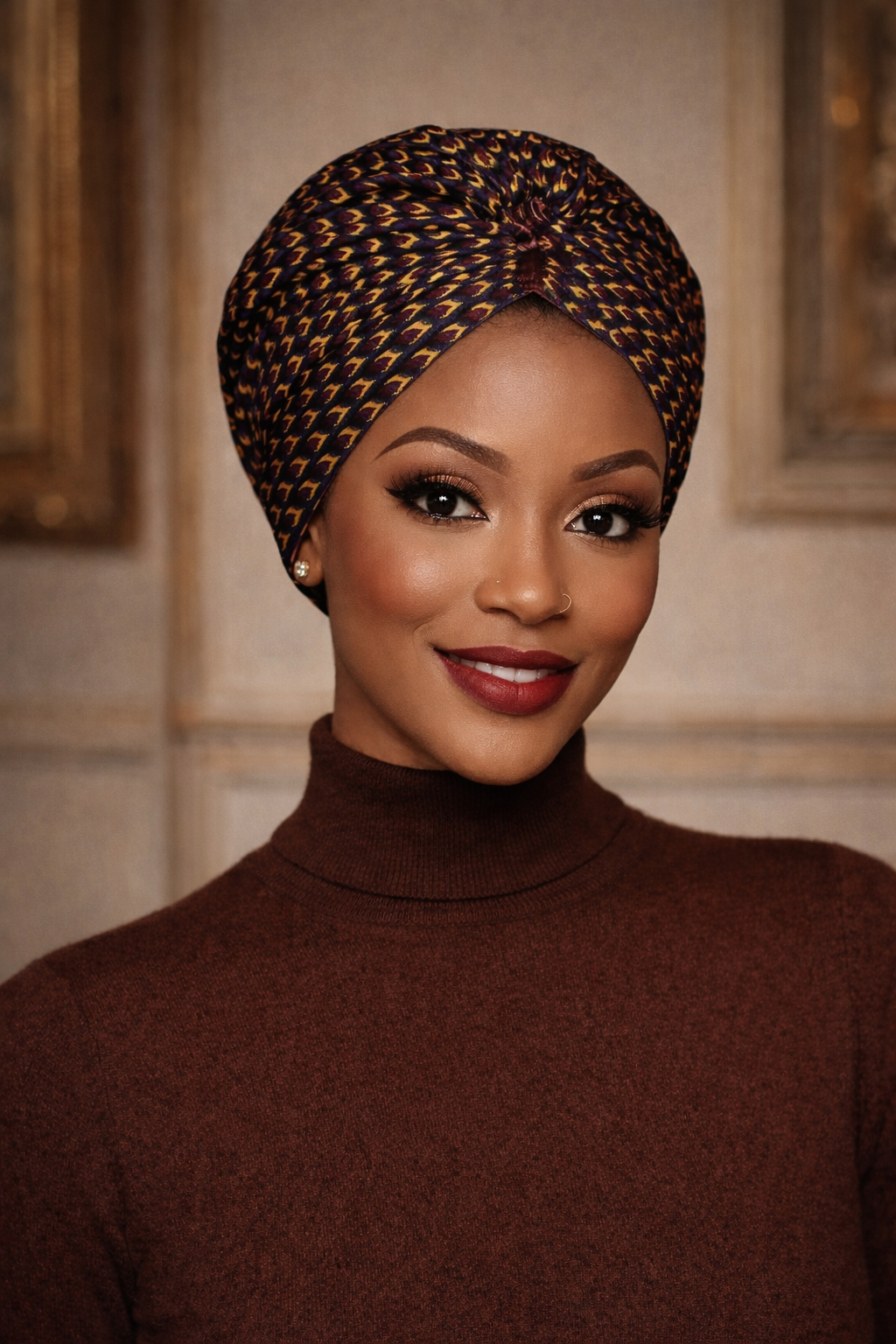 Turban wax - Foulard africain facile à nouer