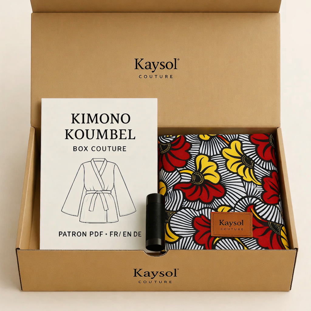 Box créative Couture | Coudre Kimono - Coffret couture complet