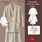 Patron Kimono Homme  PDF A4+A0 – Kimono Japonais, tailles 44 à 58 / Patron Jinbei